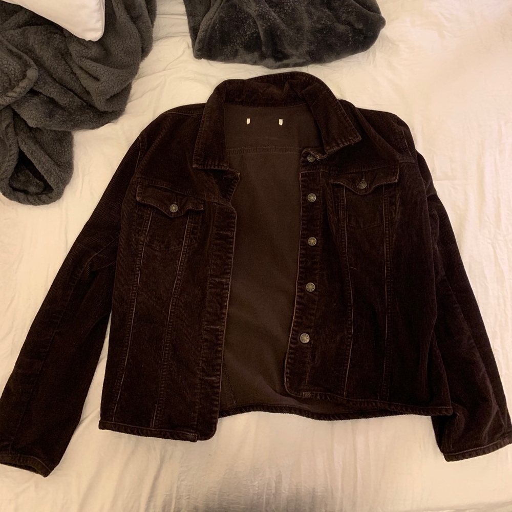 Dark brown corduroy jacket
